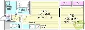 北海道札幌市北区北十八条西6丁目（賃貸マンション1DK・1階・28.10㎡） その2