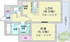 北海道札幌市東区北十三条東2丁目（賃貸マンション1LDK・9階・34.92㎡） その2