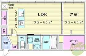 R-fino札幌桑園  ｜ 北海道札幌市中央区北八条西20丁目（賃貸マンション1LDK・4階・44.72㎡） その2