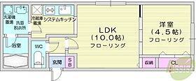 Tiamo麻生  ｜ 北海道札幌市北区麻生町1丁目（賃貸マンション1LDK・2階・34.34㎡） その2