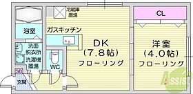 TSUBAKISQUARE大通公園東  ｜ 北海道札幌市中央区南一条東3丁目（賃貸マンション1DK・4階・28.86㎡） その2