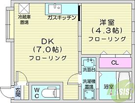 北海道札幌市東区北十条東9丁目（賃貸アパート1DK・3階・24.86㎡） その2