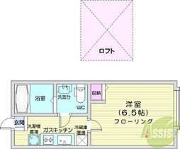 北海道札幌市東区北十六条東5丁目（賃貸アパート1K・2階・21.75㎡） その2