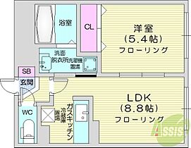 piudolce新道東  ｜ 北海道札幌市東区北三十四条東18丁目（賃貸マンション1LDK・4階・32.32㎡） その2