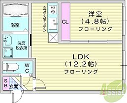 北海道札幌市東区北十七条東14丁目（賃貸マンション1LDK・1階・37.50㎡） その2