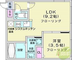 preciousMIYANOSAWA  ｜ 北海道札幌市西区宮の沢二条1丁目（賃貸マンション1LDK・3階・30.02㎡） その2