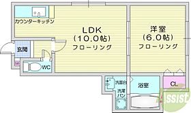 マックス  ｜ 北海道札幌市北区屯田七条3丁目（賃貸アパート1LDK・2階・35.75㎡） その2