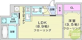 precious MOTOMACHI  ｜ 北海道札幌市東区北二十五条東16丁目（賃貸マンション1LDK・2階・30.67㎡） その2