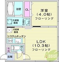 北海道札幌市西区八軒三条西2丁目（賃貸マンション1LDK・4階・32.63㎡） その2