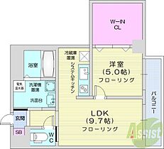 北海道札幌市東区北二十一条東16丁目（賃貸マンション1LDK・3階・43.63㎡） その2