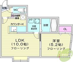 北海道札幌市東区北二十八条東1丁目（賃貸アパート1LDK・3階・31.68㎡） その2