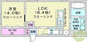 ル・ヌアージュ北円山  ｜ 北海道札幌市中央区北四条西22丁目（賃貸マンション1LDK・1階・35.31㎡） その2