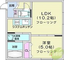 FourStreamResidence南6条  ｜ 北海道札幌市中央区南六条西13丁目（賃貸マンション1LDK・4階・34.38㎡） その2