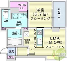 プライムメゾン鴨々川  ｜ 北海道札幌市中央区南七条西1丁目（賃貸マンション1LDK・11階・35.97㎡） その2