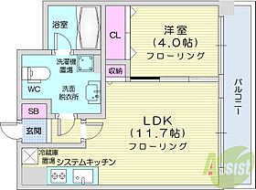 LEONE中島公園  ｜ 北海道札幌市中央区南十条西1丁目（賃貸マンション1LDK・9階・33.00㎡） その2