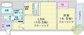 エステラ旭ヶ丘  ｜ 北海道札幌市中央区南九条西21丁目（賃貸マンション1LDK・5階・38.00㎡） その2