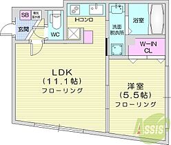 ecoa麻生駅前  ｜ 北海道札幌市北区北四十条西5丁目（賃貸マンション1LDK・3階・35.93㎡） その2