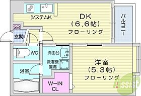 北海道札幌市北区北十三条西2丁目（賃貸マンション1DK・8階・28.36㎡） その2