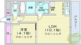 円山公園ビューアパートメント  ｜ 北海道札幌市中央区北三条西23丁目（賃貸マンション1LDK・3階・35.00㎡） その2