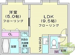 🉐敷金礼金0円！🉐札幌市営東豊線 元町駅 徒歩9分