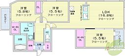 間取図画像 3LDK