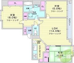 物件の間取り