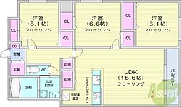 間取図画像 3LDK