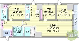間取図画像 3LDK