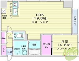 間取図画像 1LDK