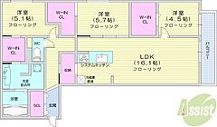 物件の間取り