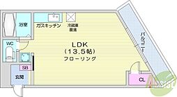 NYパレス ワンルームの間取図画像