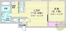 ANGEROSE 1LDKの間取図画像