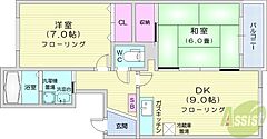 物件の間取り