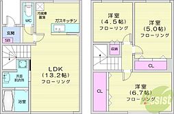 アドアストラ 3LDKの間取図画像