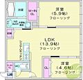 S-RESIDENCE琴似II4階12.1万円