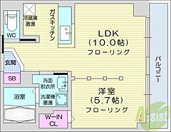 物件の間取り