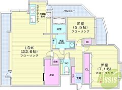 物件の間取り