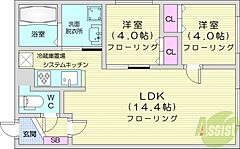 物件の間取り