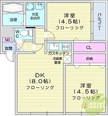 物件の間取り