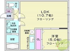 物件の間取り