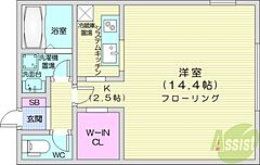 物件の間取り