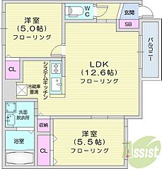 物件の間取り