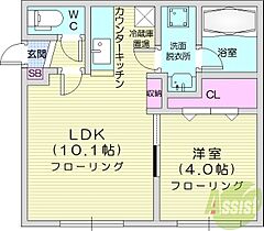 物件の間取り