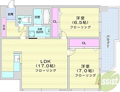 物件の間取り