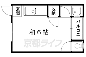 大文字ハイツ 10 ｜ 京都府京都市左京区北白川下池田町（賃貸アパート1K・1階・15.00㎡） その2