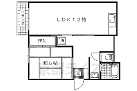 オークコート 105 ｜ 京都府京都市北区鷹峯光悦町（賃貸マンション1LDK・1階・36.00㎡） その2