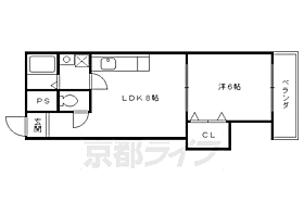 京都府京都市南区唐橋川久保町（賃貸マンション1LDK・7階・28.37㎡） その2