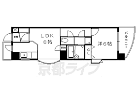 ヴィラヤマカワ 105 ｜ 京都府京都市左京区田中大堰町（賃貸マンション1LDK・1階・43.00㎡） その2