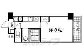 京都府京都市中京区西大文字町（賃貸マンション1K・7階・25.35㎡） その2