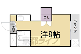 ホワイトリバーハイツ 210 ｜ 京都府京都市左京区北白川東小倉町（賃貸マンション1R・2階・23.00㎡） その2